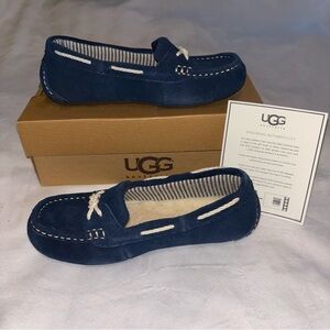 UGG Navy Slippers
